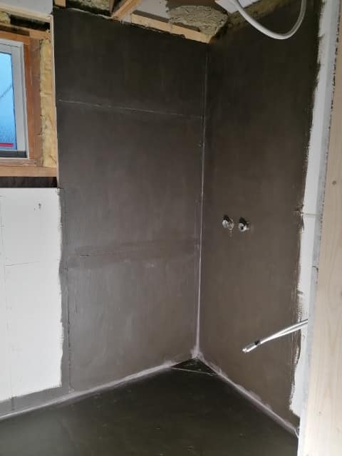 Renovering af badeværelse med ny vådrumssikring